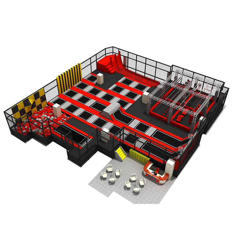 Trampoline park 400 square meters