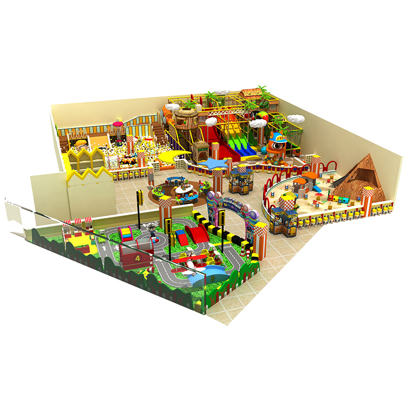 Colorful theme naughty castle