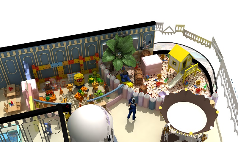 天使屋娃娃家主题淘气堡270平-MG不朽情缘游乐