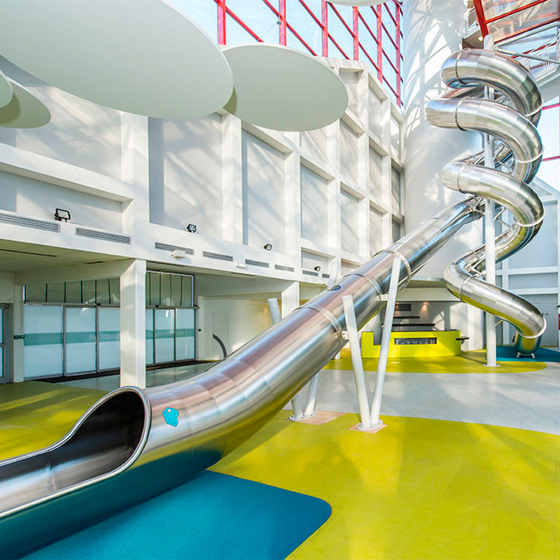 Full barrel spiral slide