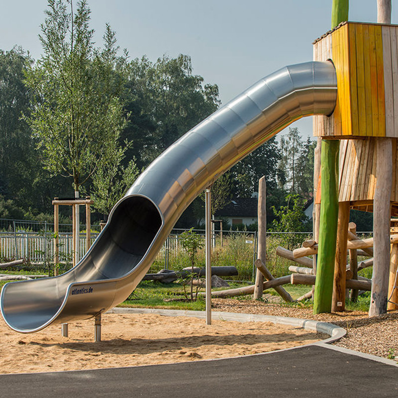 Full barrel curved slide