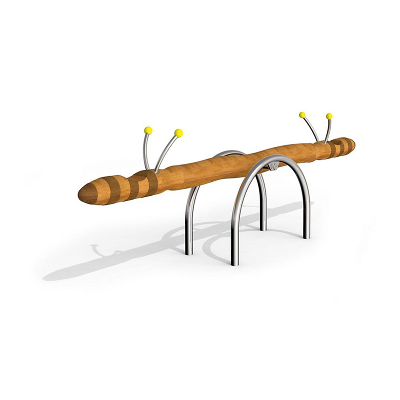 Wooden seesaw